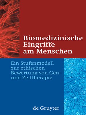 cover image of Biomedizinische Eingriffe am Menschen